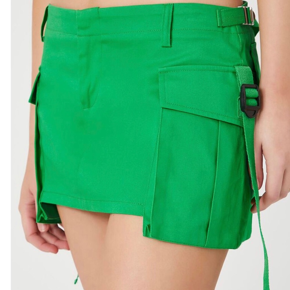 Green Mini Skirt